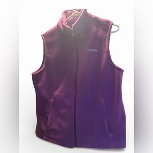 Columbia Deep Purple Fleece Vest